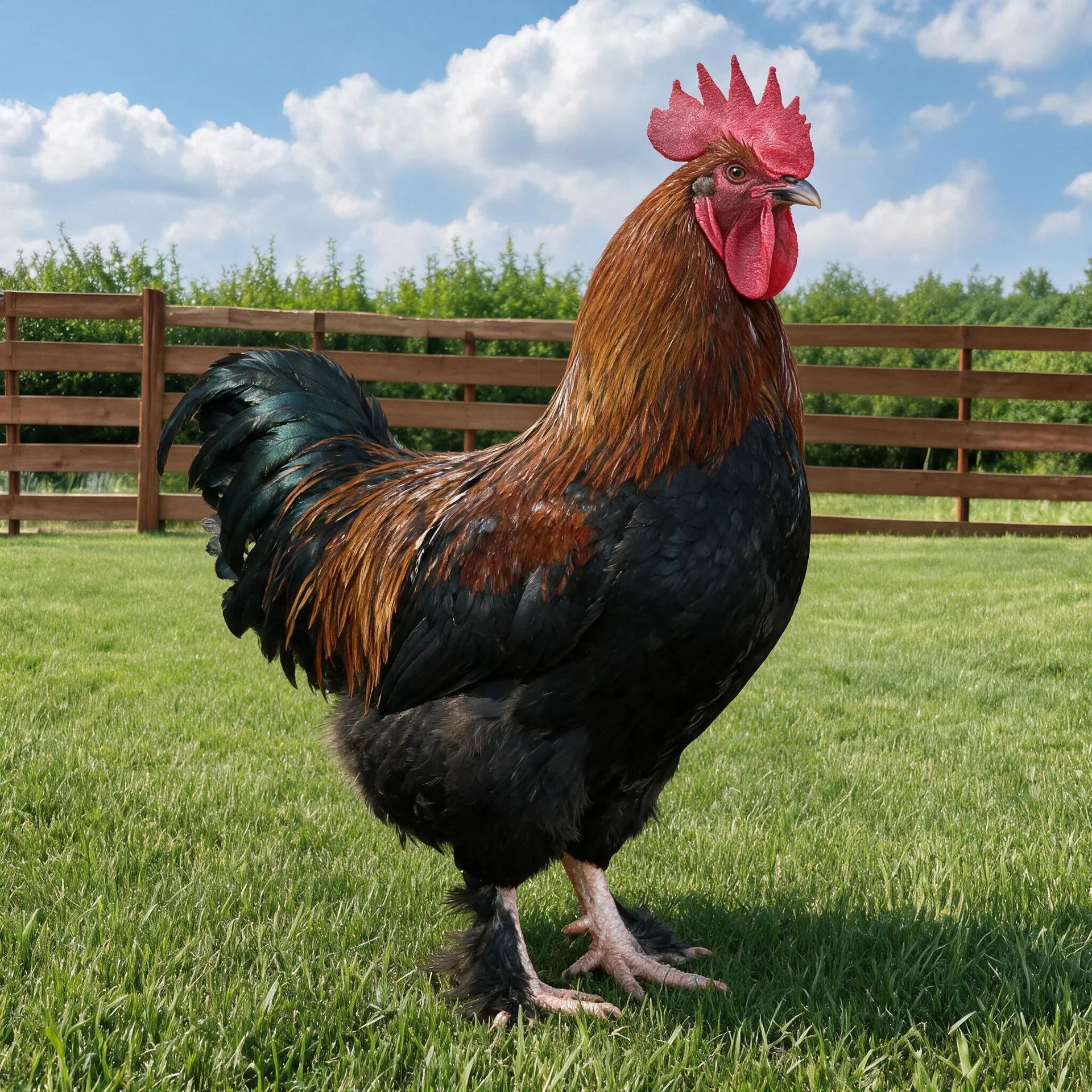 Aves de qualidade Ameraucana